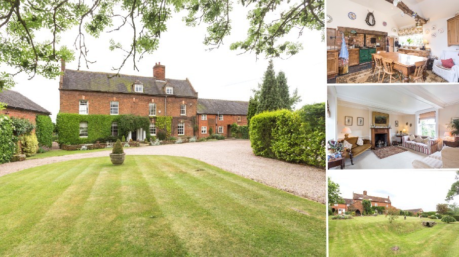 AN IMPRESSIVE GRADE II LISTED CHARACTER FARMHOUSE NEW TO THE MARKET