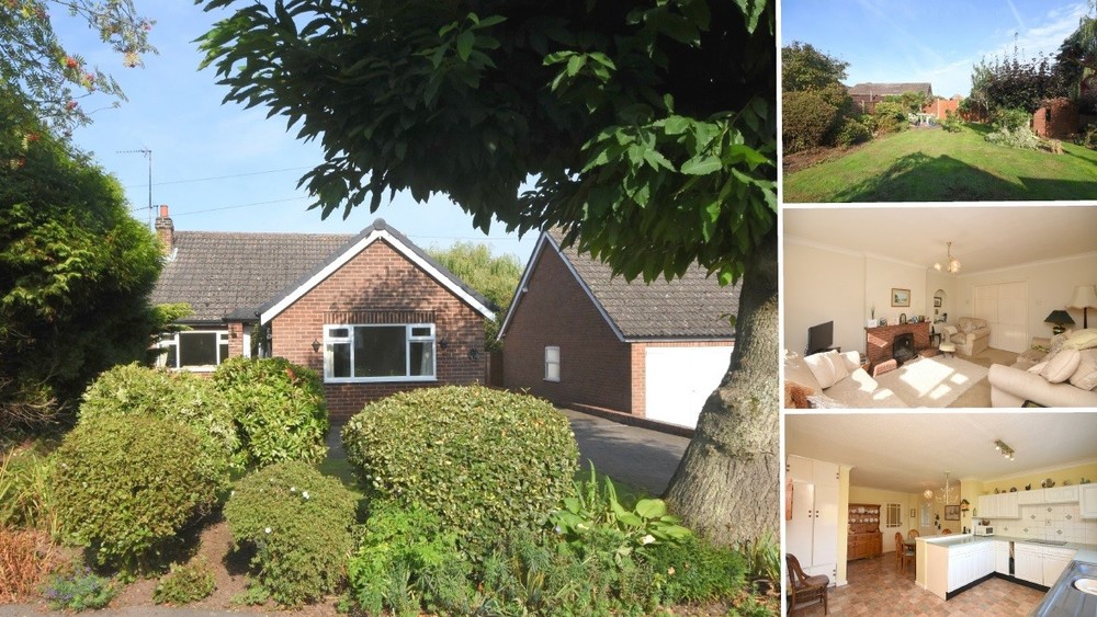 **PRICE REVISED** A detached bungalow with countryside and church views in the rural setting of Clifton Campville