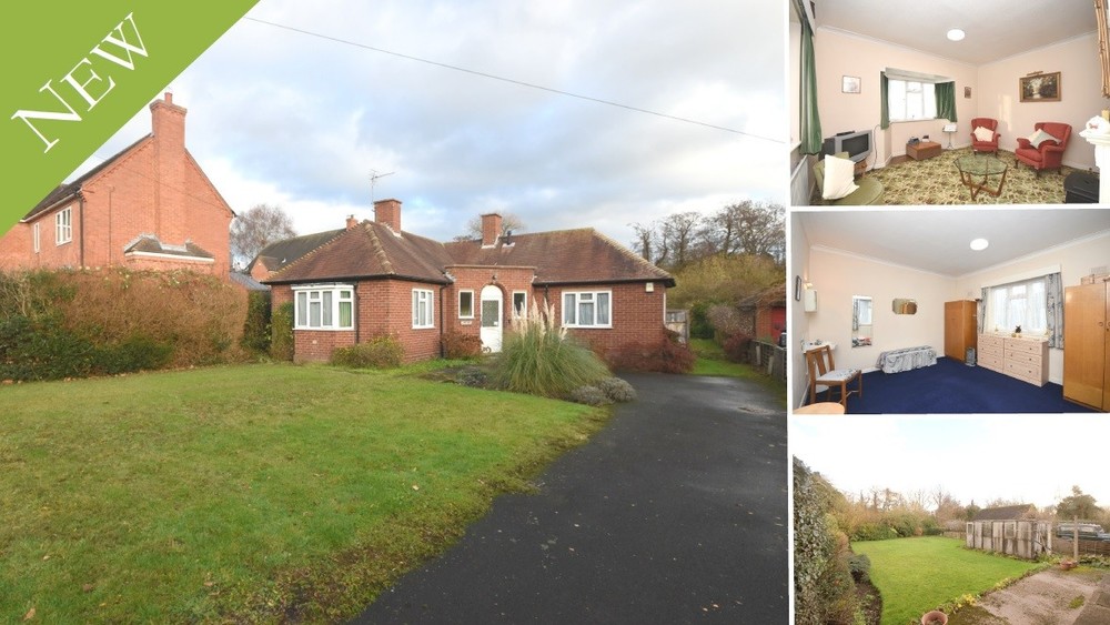 NEW to the Market - A traditional detached bungalow in Yoxall offered with No Upward Chain