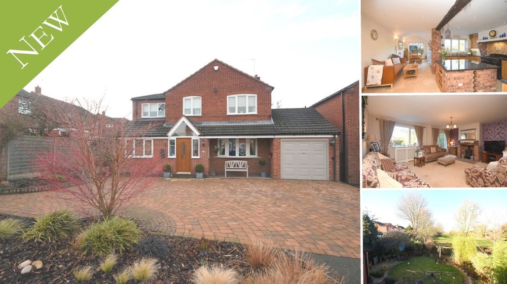 An outstanding family home in Barton under Needwood showcasing extended interiors including an open plan kitchen and four bedrooms!