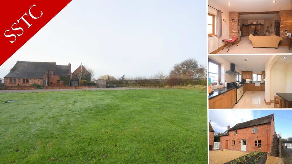 **SSTC** A beautiful detached barn conversion with extensive gardens and an idyllic location