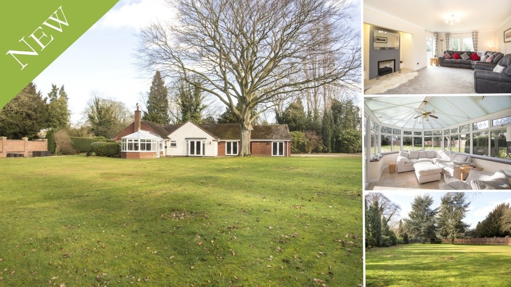 A wealth of space modern interiors and stunning gardens on the desirable Manor Park in Kings Bromley.