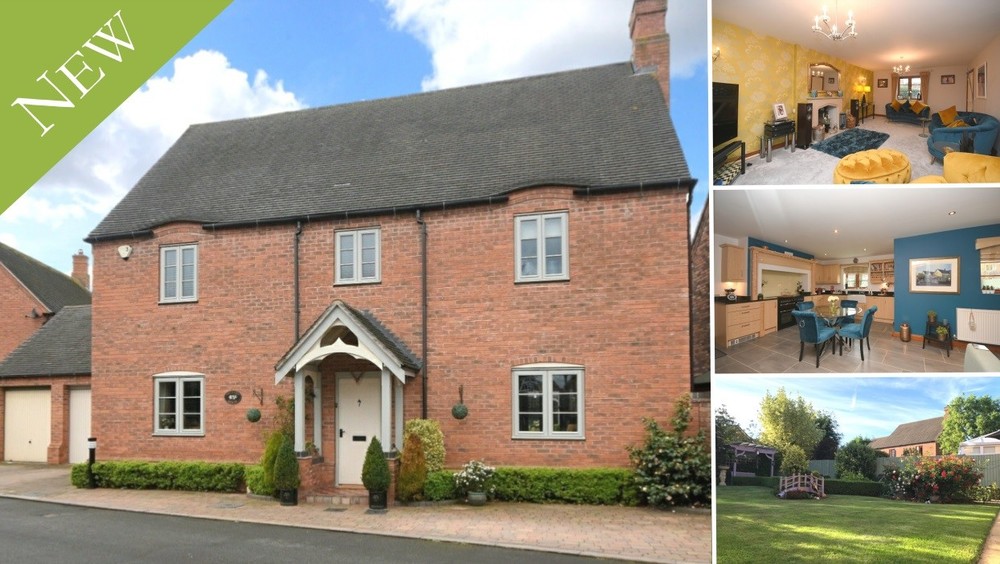New to the Market: An executive detached family home on a private cul de sac in Alrewas