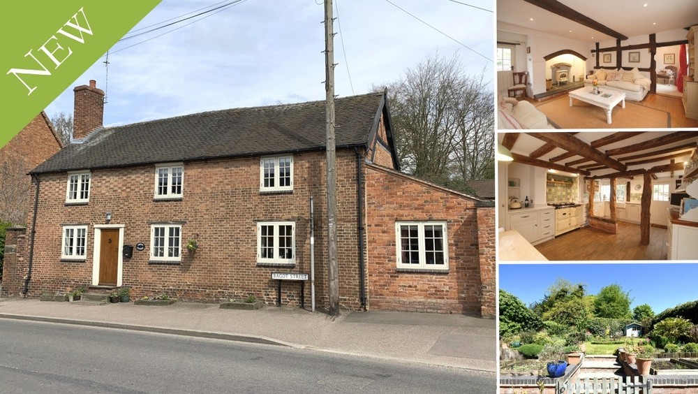 New Instruction in Abbots Bromley - A stunning detached character cottage with generous gardens