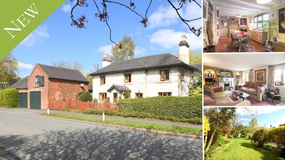 New Instruction in Rangemore - Cottage gardens, a wealth of character and a superb detached coach house ideal for conversion!