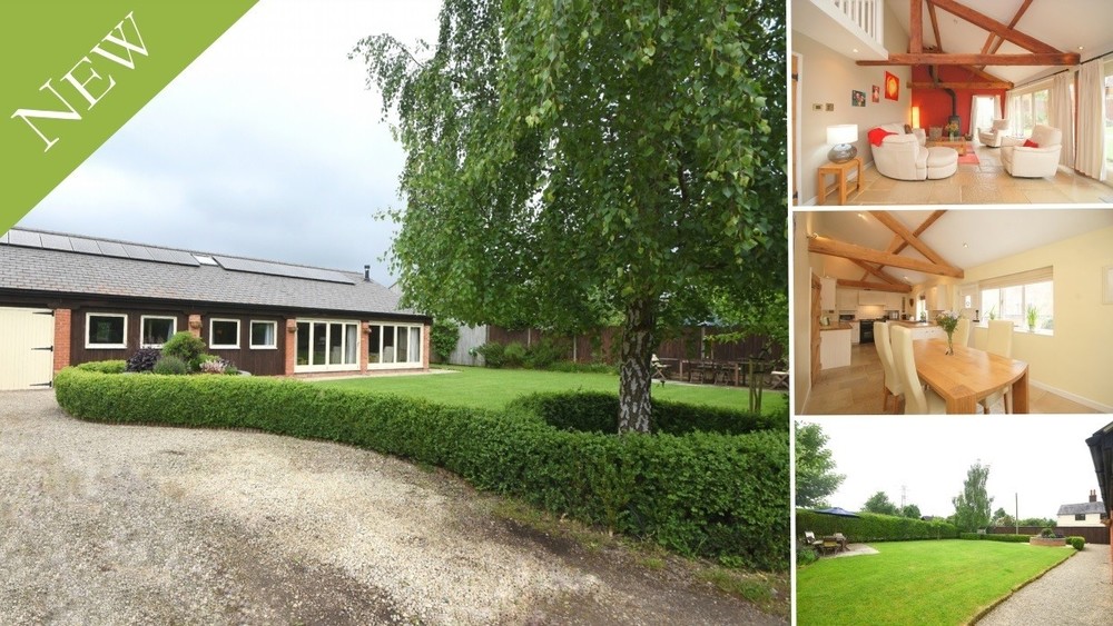 New to the Market! An individual contemporary barn conversion on the outskirts of Barton under Needwood