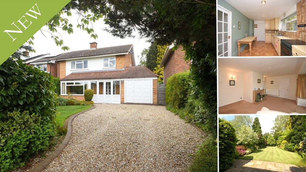 New to the Market! A detached home offering scope for modernisation and a stunning garden plot