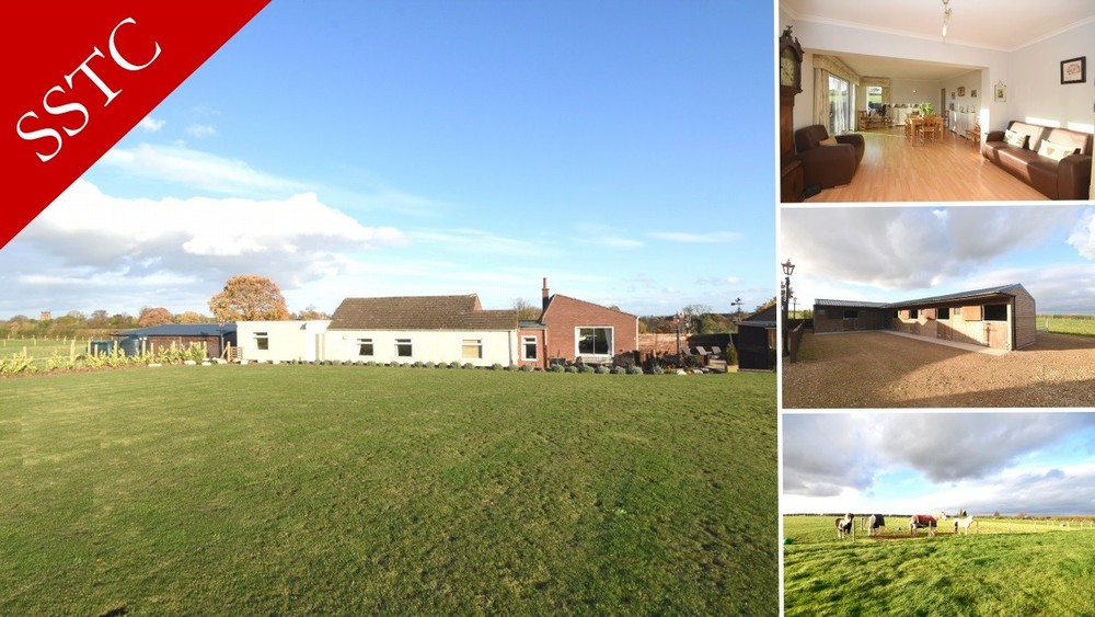 **SOLD** An individual detached property with superb scope and equestrian facilities