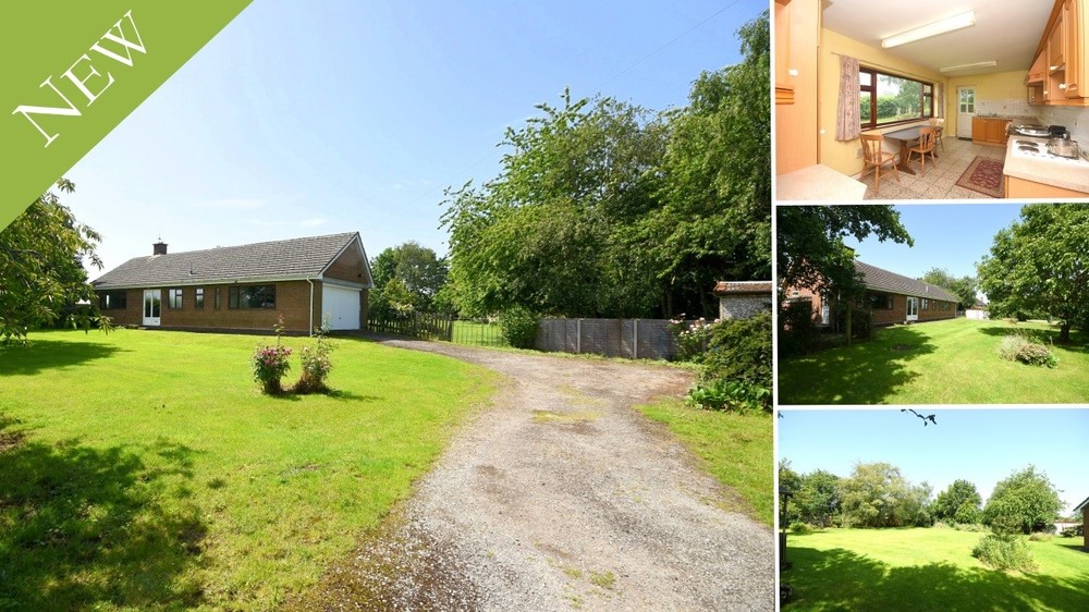 **New Instruction** A superb development opportunity with a generous plot in a rural position just outside of Wigginton.