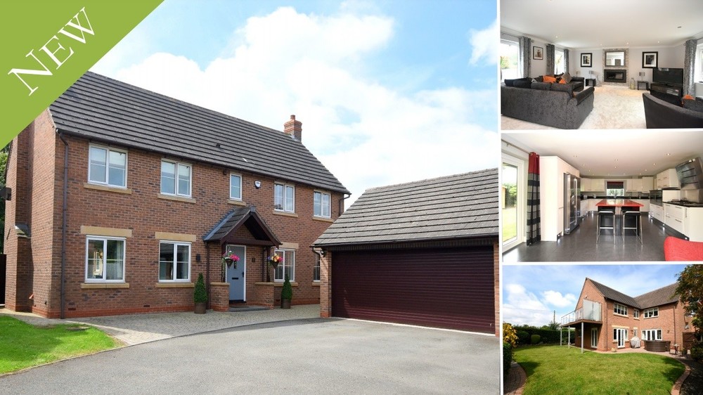 Immaculate & spacious interiors, a high spec finish and rural views in Hill Ridware