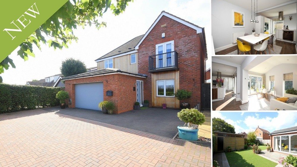 **New to the Market** Contemporary interiors, four double bedrooms and a pleasant rural outlook
