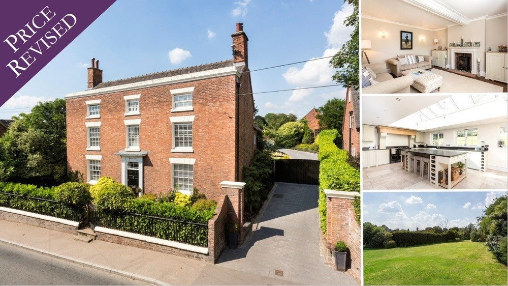 **Price Revised** on this elegant and immacualte Georgian home is the heart of Abbots Bromley