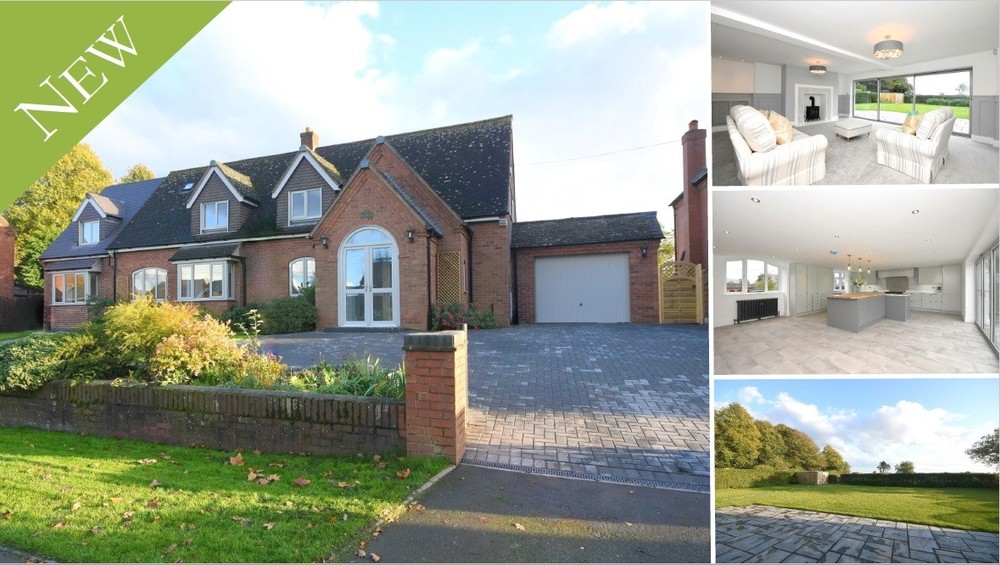 A fully renovated detached home boasting a stunning open plan kitchen, five bedrooms and open views