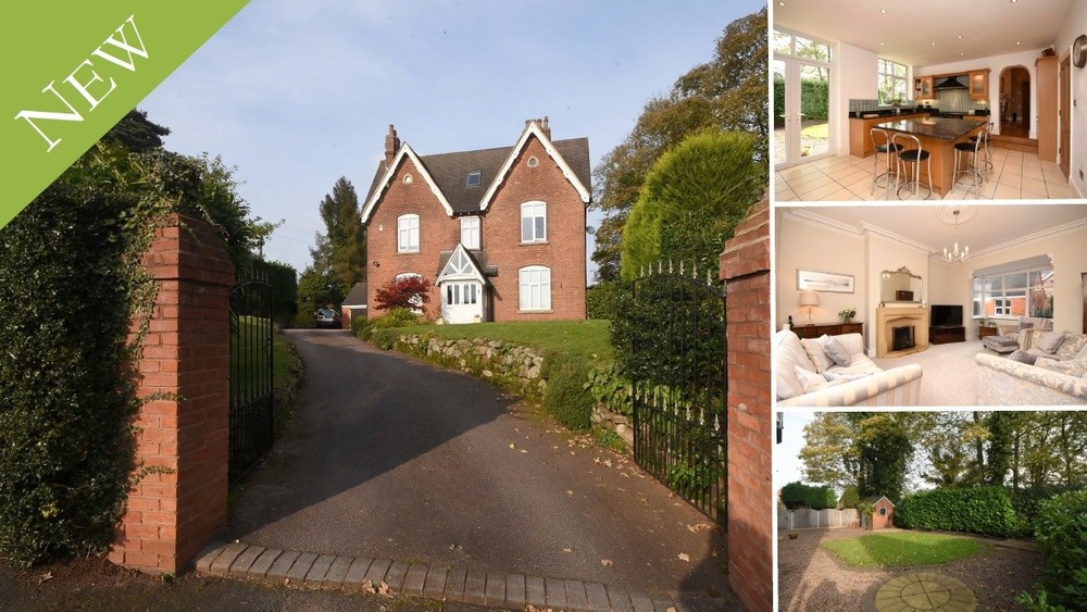 An elegant Victorian double fronted residence overlooking Cannock Chase