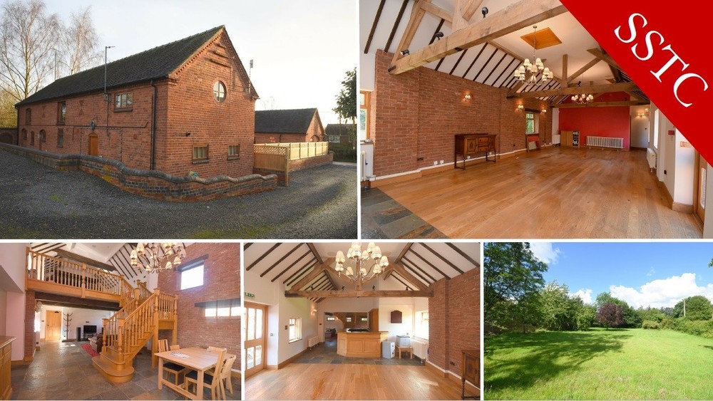 **SSTC** Sale agreed on this individual barn conversion ripe for conversion into a fabulous country home!