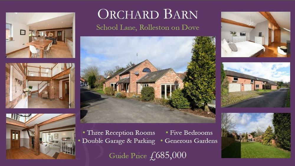 Our top pick for today... the gorgeous Orchard Barn!