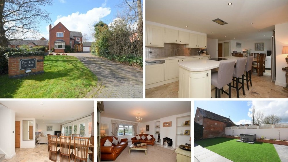 WOW! Fairview in Yoxall offers impressive remodelled open plan interiors, five bedrooms and the desirable John Taylor School Catchment