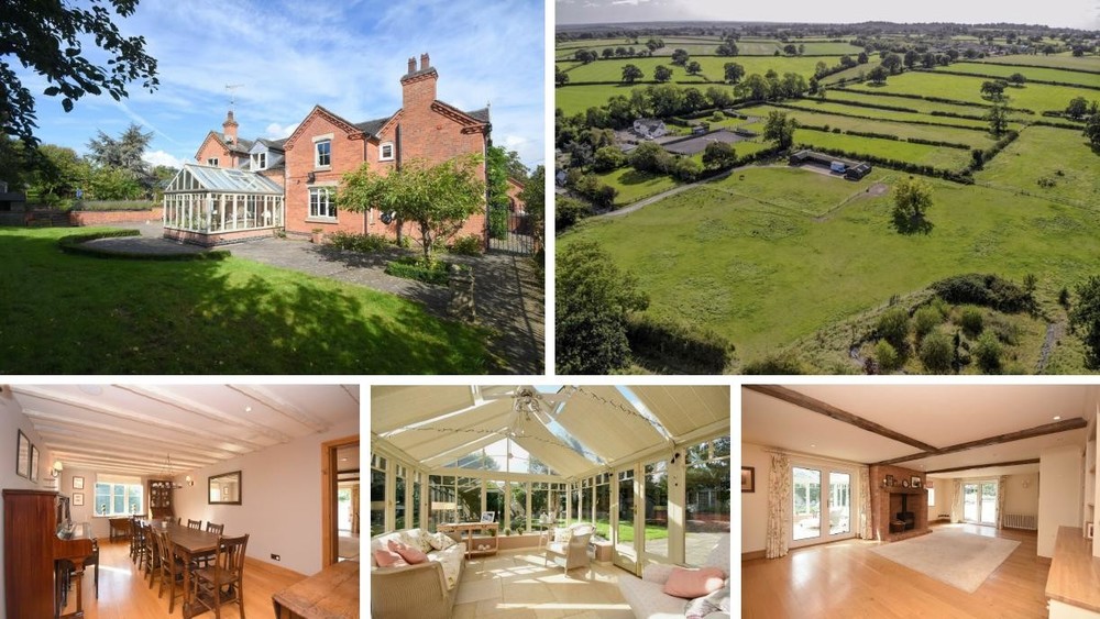 *Star Property Alert* The stunning Bell House Farm offers a spacious family home and 4 acres and stables