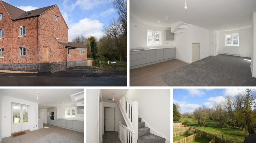 Part of The Mill in Yoxall, this immaculate new build home showcases stunning views to the rear, open plan interiors and three bedrooms.