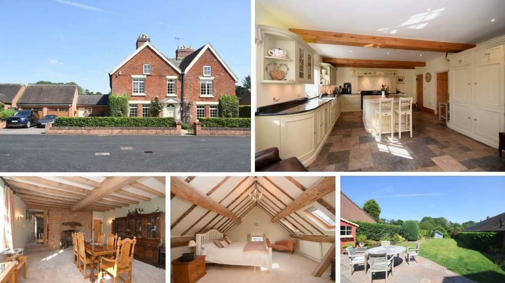 Our Pick of the Day is this elegant detached farmhouse showcasing stunning character throughout, five double bedrooms and the desirable John Taylor school catchment