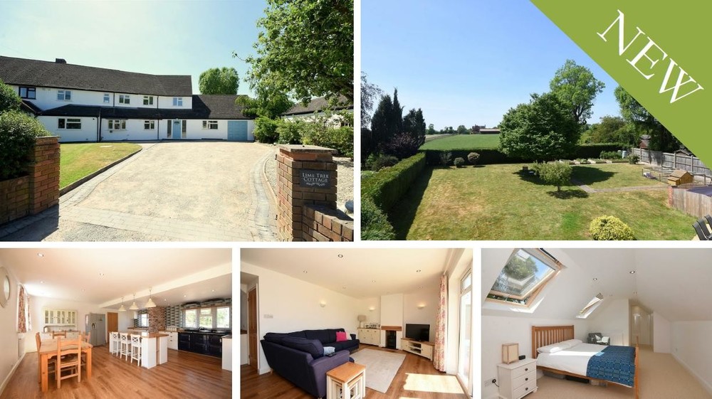 Lime Tree Cottage showcases beautifully extended interiors and five double bedrooms, all overlooking stunning open views!