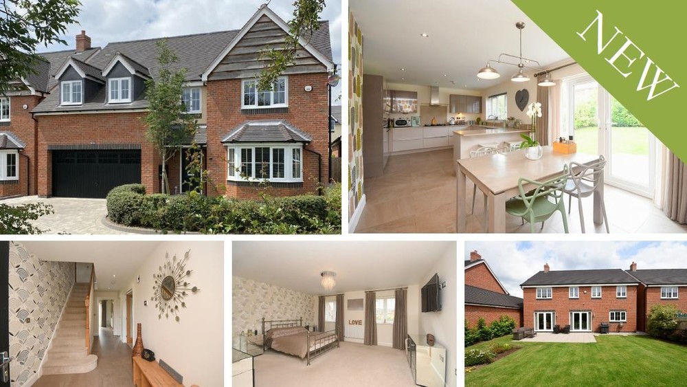 *Price Revised* on this contemporary detached family home on a private road in Yoxall