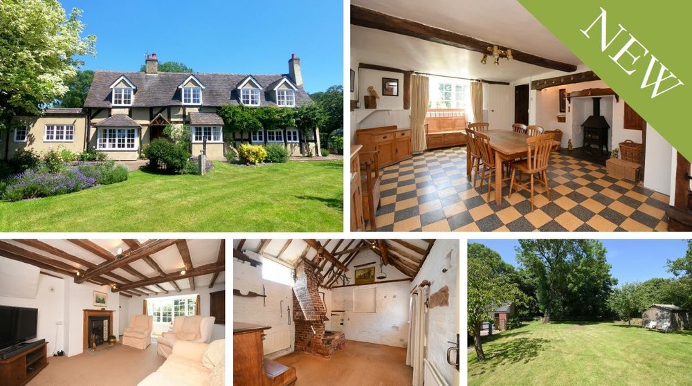 Offering plenty of scope and a wealth of historic character, Wheelwrights House overlooks open countryside and benefits from a superb range of outbuildings.