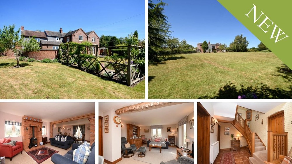 Netherwood Farm enjoys a superb 3 acre plot, oversized living accommodation and an idyllic location enjoying panoramic open views