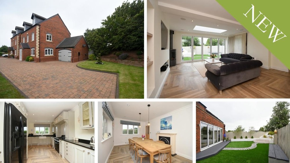 Set on the private Chesterfield Walk, this immaculate family home offers open plan interiors and a prime location within walking distance of Lichfield City Centre