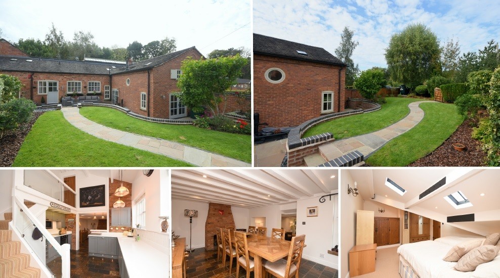 **NEW INSTRUCTION** A beautiful character barn conversion in Hoar Cross