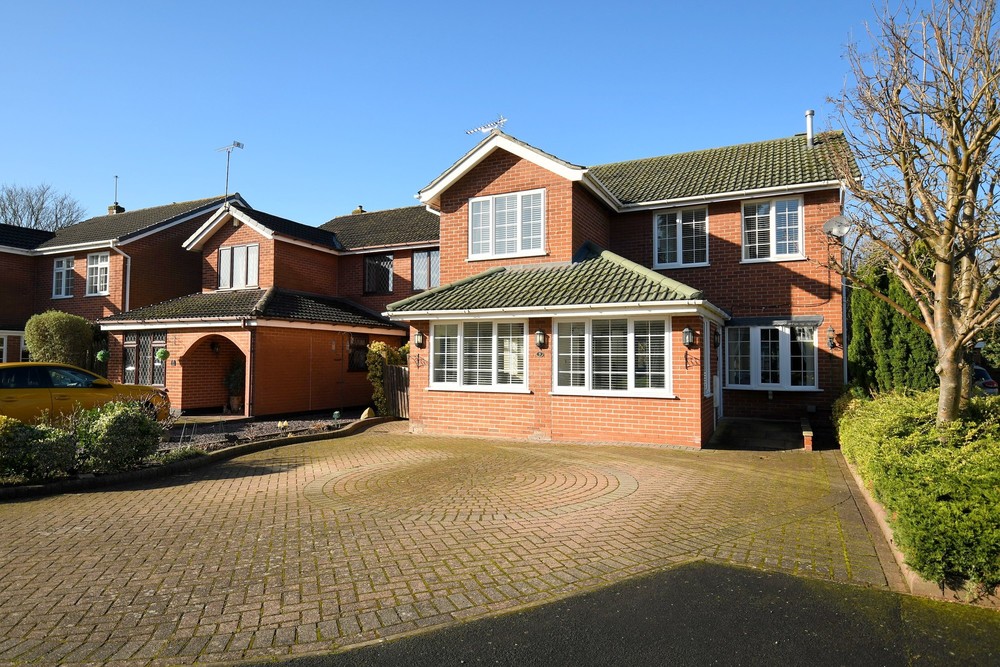 New Property Alert.... Enjoying a tranquil cul de sac setting is this modern detached home